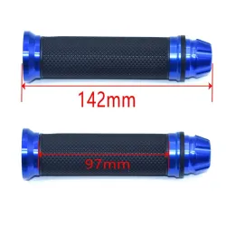 Stuurgrepen voor motorfietsen - rubberen kappen - 22 mm / 24 mmHand Grips & End