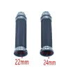 Stuurgrepen voor motorfietsen - rubberen kappen - 22 mm / 24 mmHand Grips & End