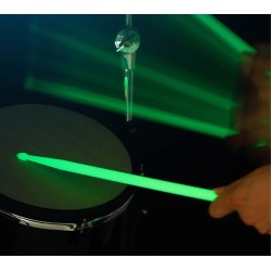 Lichtgevende drumstokken - fluorescerend - 5A - 2 stuksDrums
