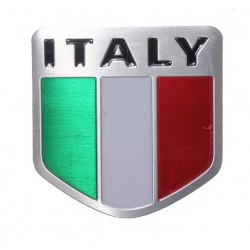 Italiaanse vlag - embleem van Italië - metalen autostickerStickers