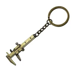 Sleutelhanger met mini-schuifmaatSleutelhangers
