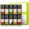 Essentiële oliën van fruit - aardbei / mango / watermeloen / passievrucht - voor diffusers / baden / cosmetica - 10 stuksLuch...
