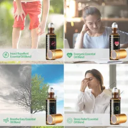 Puur natuurlijke etherische oliën - voor massage / baden / diffusers - 28 stuksLuchtbevochtigers