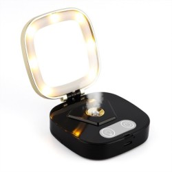 Mini make-up spiegel - met LED licht / sprayer - nano mistMake-Up