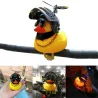 Rubber gele eend - auto dashboard decoratie - speelgoed - met propellers / lichtDecoratie
