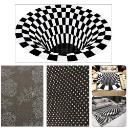 3D geometrische visie - optische illusie - antislip tapijt - matTapijten