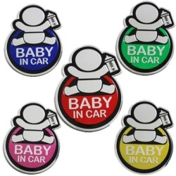 Baby In Car - 3D aluminum car sticker - waterproofStickers