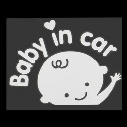 Baby In Car - autostickerStickers