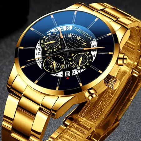 Modieus quartz horloge - roestvrij staalHorloges