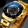 Modieus quartz horloge - roestvrij staalHorloges