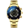 Modieus quartz horloge - roestvrij staalHorloges
