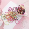 Elastische haarbanden - kleurrijk nylon - 50 stuksHaarspelden
