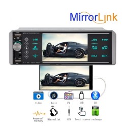 4 Inch - 1 Din - autoradio - Bluetooth - 1080P - HD - SD - FM - Android MP5 - 2 USB - MirrorlinkRadio