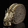 Luxe gouden riem - gesp met slang - koper / roestvrij staalRiemen