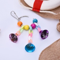 Kleurrijk speelgoed voor vogels / papegaaien - hangende ketting met belletjesVogels