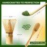 Japans matcha theeservies - bamboe garde - schepje - theelepel - 3 stuksBestek