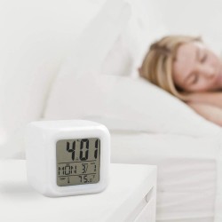 Digitale wekker - LED - thermometer - datumKlokken