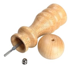 Classic wooden pepper / salt / herbs grinder - adjustableMills - Grinders