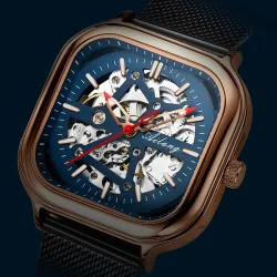 Skeleton Design - Black Technology - automatisch herenhorloge - waterdichtHorloges