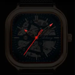 Skeleton Design - Black Technology - automatisch herenhorloge - waterdichtHorloges