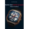 Skeleton Design - Black Technology - automatisch herenhorloge - waterdichtHorloges