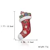 Modieuze kerstbroches - met kristallen - kerstman - sneeuwvlok - kerstboom - muts - handschoenenBroches