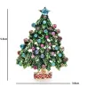 Groene kristallen kerstboom - modieuze brocheBroches