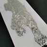 3D tiger - car sticker - chrome emblem - soft PVC - waterproofStickers