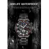 NIBOSI - luxe herenhorloge - waterdicht - Quartz - roestvrij staalHorloges