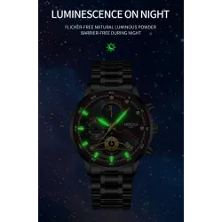 NIBOSI - luxe herenhorloge - waterdicht - Quartz - roestvrij staalHorloges