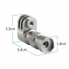 GoPro - action camera - bicycle wheel mount - wheel hub - bracket holder - steelMounts