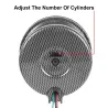 Tachometer meter with LED - 3 3/4" 12V - car gauge - 0-8000 RPM - carbon - 3.75 Inch 95mmStyling parts