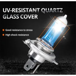 Halogen bulb - H7 - H4/9003/HB2 Hi/Lo - 12V - car / motorcycle headlight lampHalogen lights