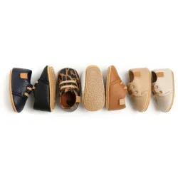 Eerste babyschoentjes - voor meisjes / jongens - antislip - zacht retro leerSchoenen