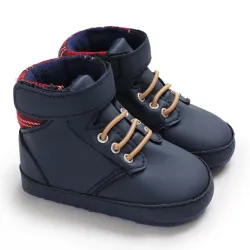 Leren babyschoenen - antislip - enkellengteSchoenen