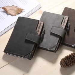 Classic retro wallet - cards holder - with zipper