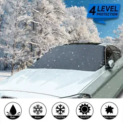 Magnetische autoruitafdekking - sneeuw / ijs / vorstblokschild - 210 * 120cmAuto's & Voertuigen