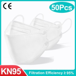 Face / mouth protective face masks - antibacterial - 3-ply - 4D design - FPP2 - KN95Mouth masks