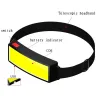 Professionele hoofdlamp - mini zaklamp - oplaadbaar - COB - LED - USBZaklampen