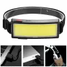 Professionele hoofdlamp - mini zaklamp - oplaadbaar - COB - LED - USBZaklampen