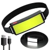 Professionele hoofdlamp - mini zaklamp - oplaadbaar - COB - LED - USBZaklampen