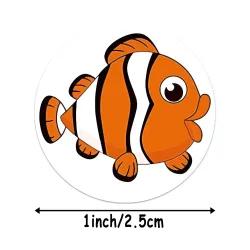 Kleurrijke stickers voor kinderen - zeester / koala / panda / leeuw / eenhoornDecoratie
