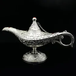 Traditionele holle magische lamp van Aladdin - Vintage ornamentDecoratie