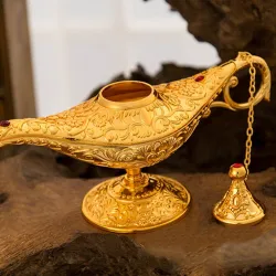 Traditionele holle magische lamp van Aladdin - Vintage ornamentDecoratie