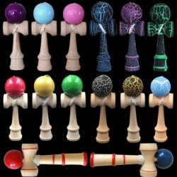 Houten Kendama speelgoed - jongleerbal - stressverlichting / educatief speelgoed - voor volwassenen / kinderen - 12cmFidget-s...