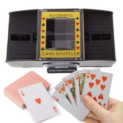 Automatische pokerkaartenschudmachine - werkt op batterijenPuzzels & spellen