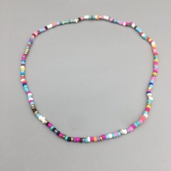 Klassieke korte ketting - met kleurrijke kralen - elastische draadHalskettingen