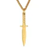 Mesvormige hanger met ketting - Hip Hop stijl - roestvrij staalHalskettingen