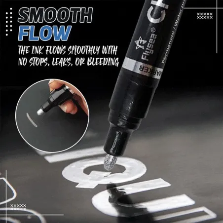 Vloeibare zilveren marker - spiegelverchroomde afwerking - permanente inktPennen & Potloden