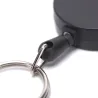 Mini telescopische sleutelhanger - oprolbaar trekkoord - met karabijnhaak - 5 stuksSleutelhangers